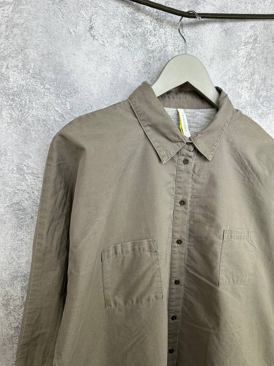 Designer Celtic & Co Oversized Utility Tunic Shirt High-Low Hem LS Size M / US 6-8 / IT 42-44 - 3 Thumbnail
