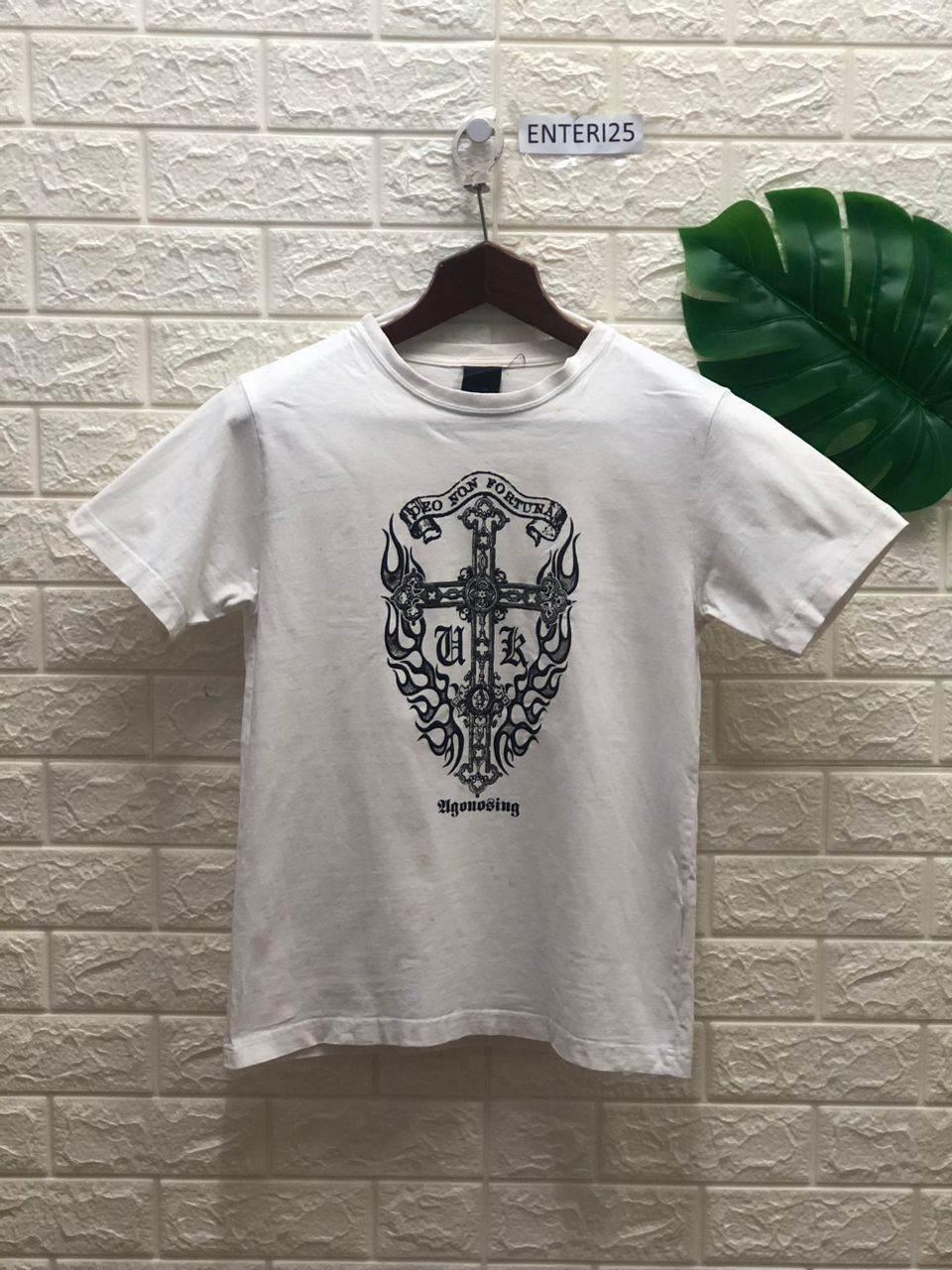 Vintage vintage uk Inspired Chrome Hearts Tee cross skull Size US M / EU 48-50 / 2 - 1 Thumbnail