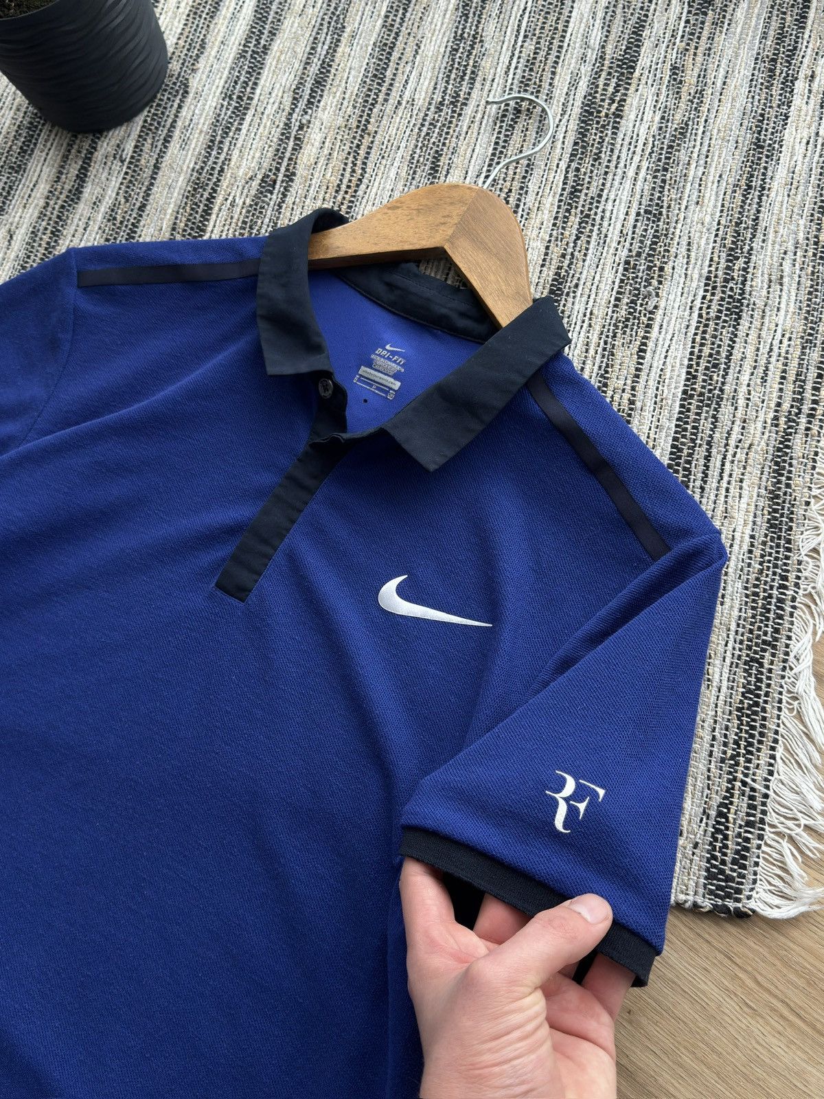 Nike Nike Roger Federer RF 2016 French Open Tennis Polo Shirt Size US S / EU 44-46 / 1 - 6 Thumbnail