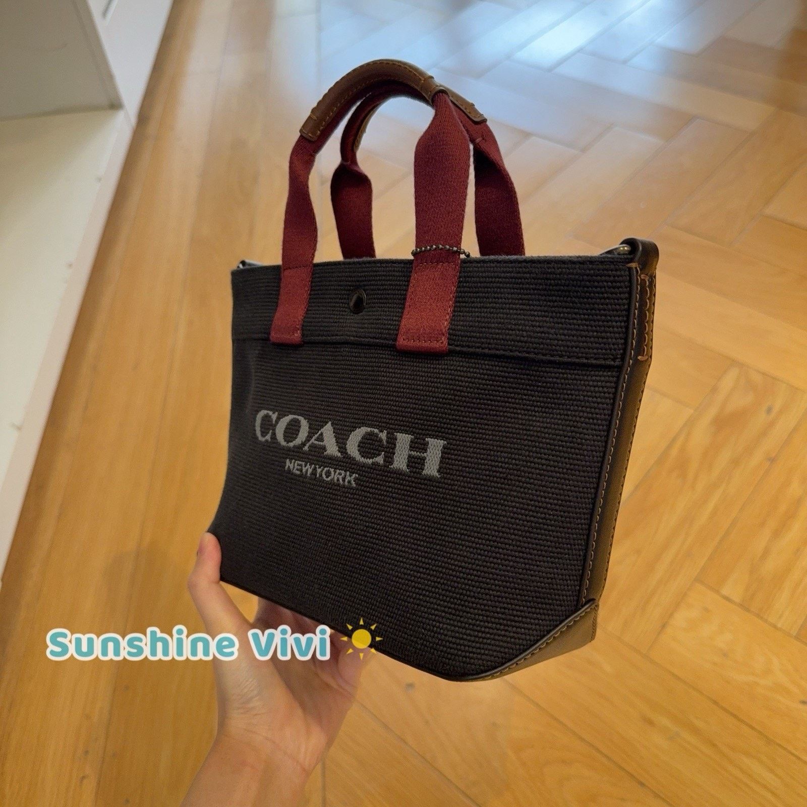 Coach NWT Coach Tote 20 In Colorblock CU299 Black Copper/Black Size ONE SIZE - 2 Thumbnail