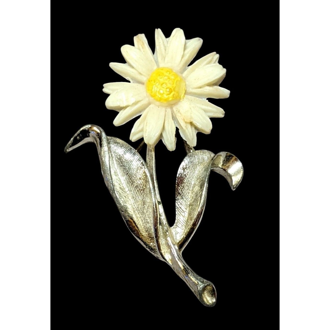 Other Vintage Sarah Coventry Silver And White Daisy Brooch Size ONE SIZE - 1 Thumbnail
