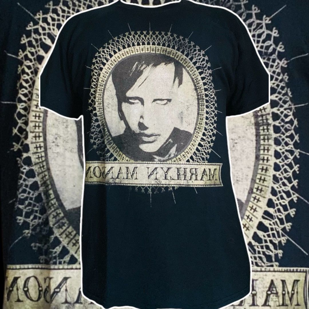 Band Tees Marilyn Manson - World Tour 2016 Band Tee Size US XL / EU 56 / 4 - 1 Thumbnail