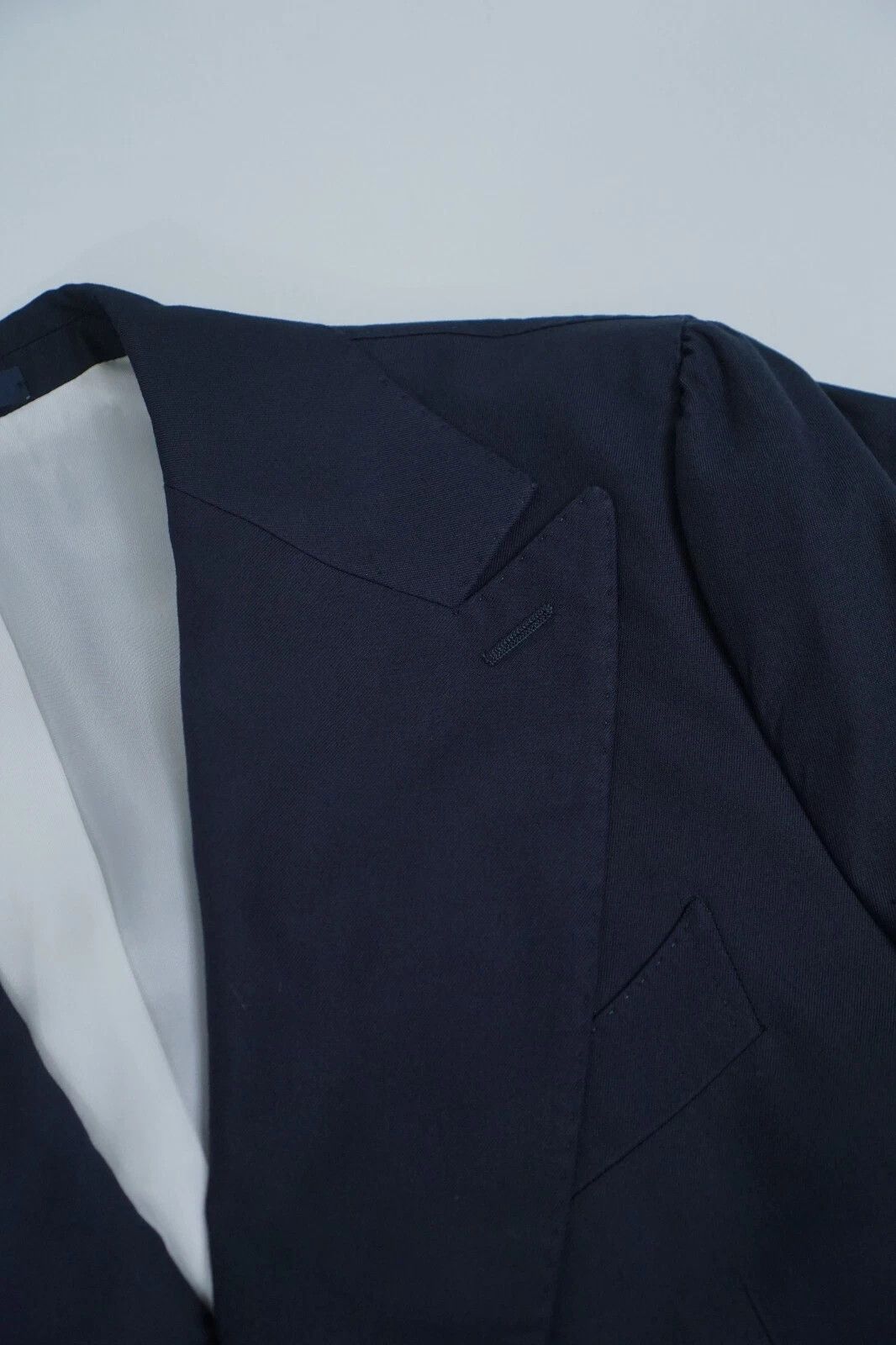 Suitsupply Men Suitsupply Blazer La Spalla Peak Double Ethomas 90 US36L Size 36R - 4 Thumbnail