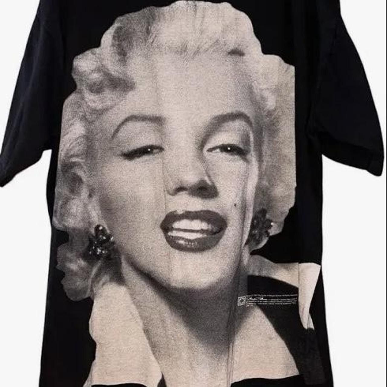 image of Vintage Super 1995 Marilyn Monroe Promo Tee in Black, Men's (Size XL)