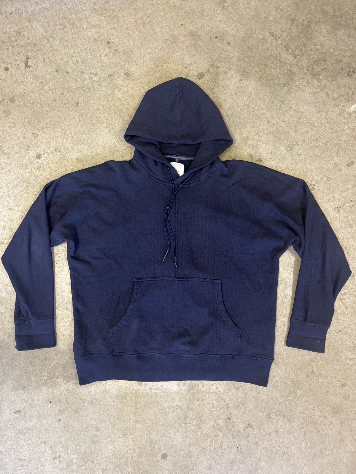 BTFL BTFL Center Seam Navy Hoodie | Grailed