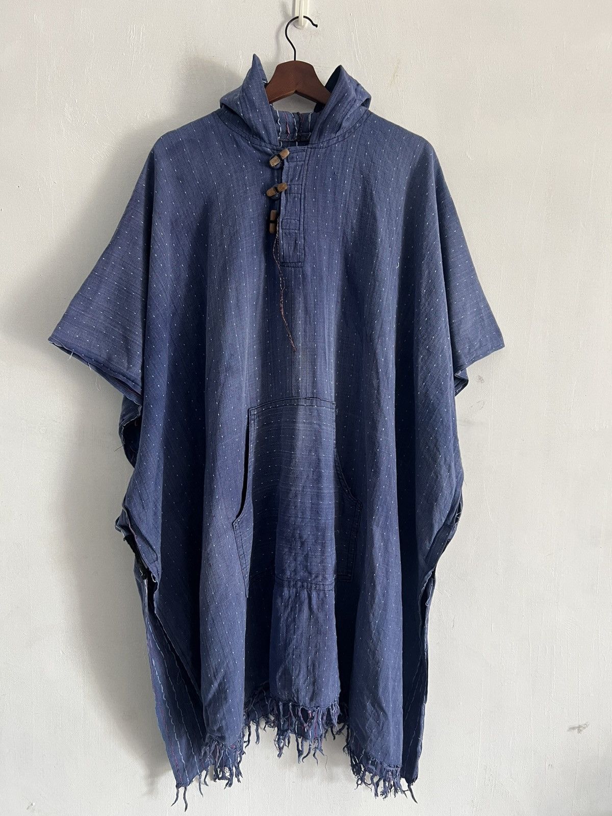 Japanese Brand Denim Boro Sashiko Indigo Vintage Japan Hoodie Size US XXL / EU 58 / 5 - 1 Thumbnail