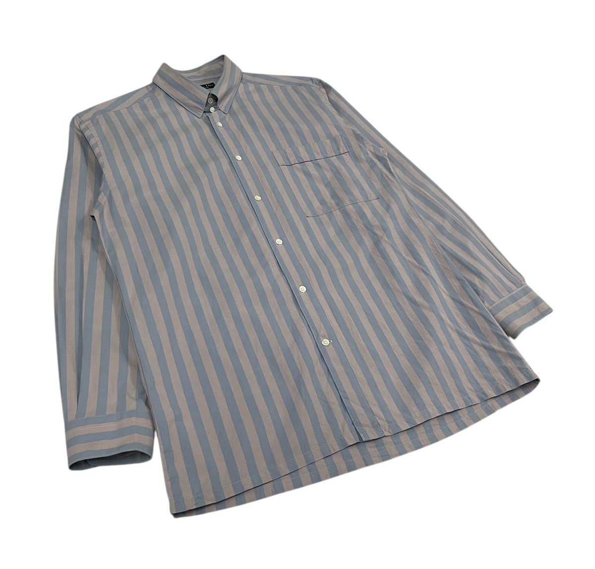 Christian Dior Monsieur Vintage Christian Dior Stripe Longsleeves Shirts Size US S / EU 44-46 / 1 - 4 Thumbnail