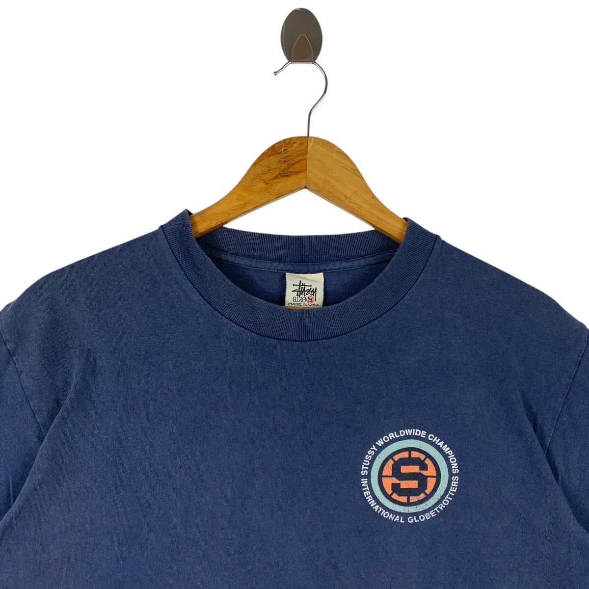 Stussy Vintage 90s STUSSY back hit big logo tee Size US M / EU 48-50 / 2 - 3 Thumbnail