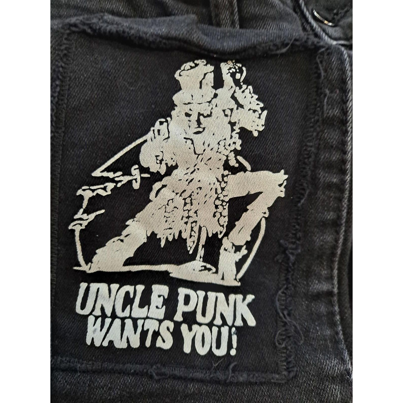 Other MNML EMO Jeans Black with White Patch Jeans Size 30 Size US 30 / EU 46 - 5 Thumbnail