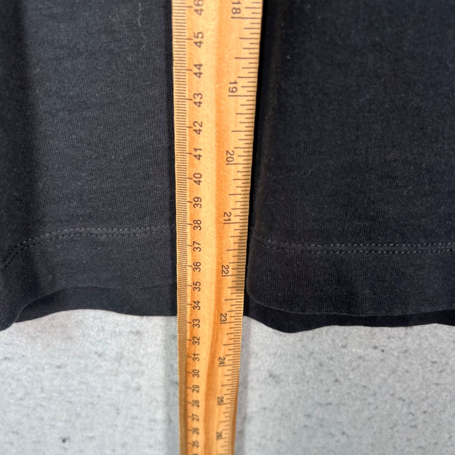 Topshop Topshop Womens T-Shirt Size 8 - 10 Black Cotton Crew Neck Short Sleeve Size M / US 6-8 / IT 42-44 - 6 Thumbnail