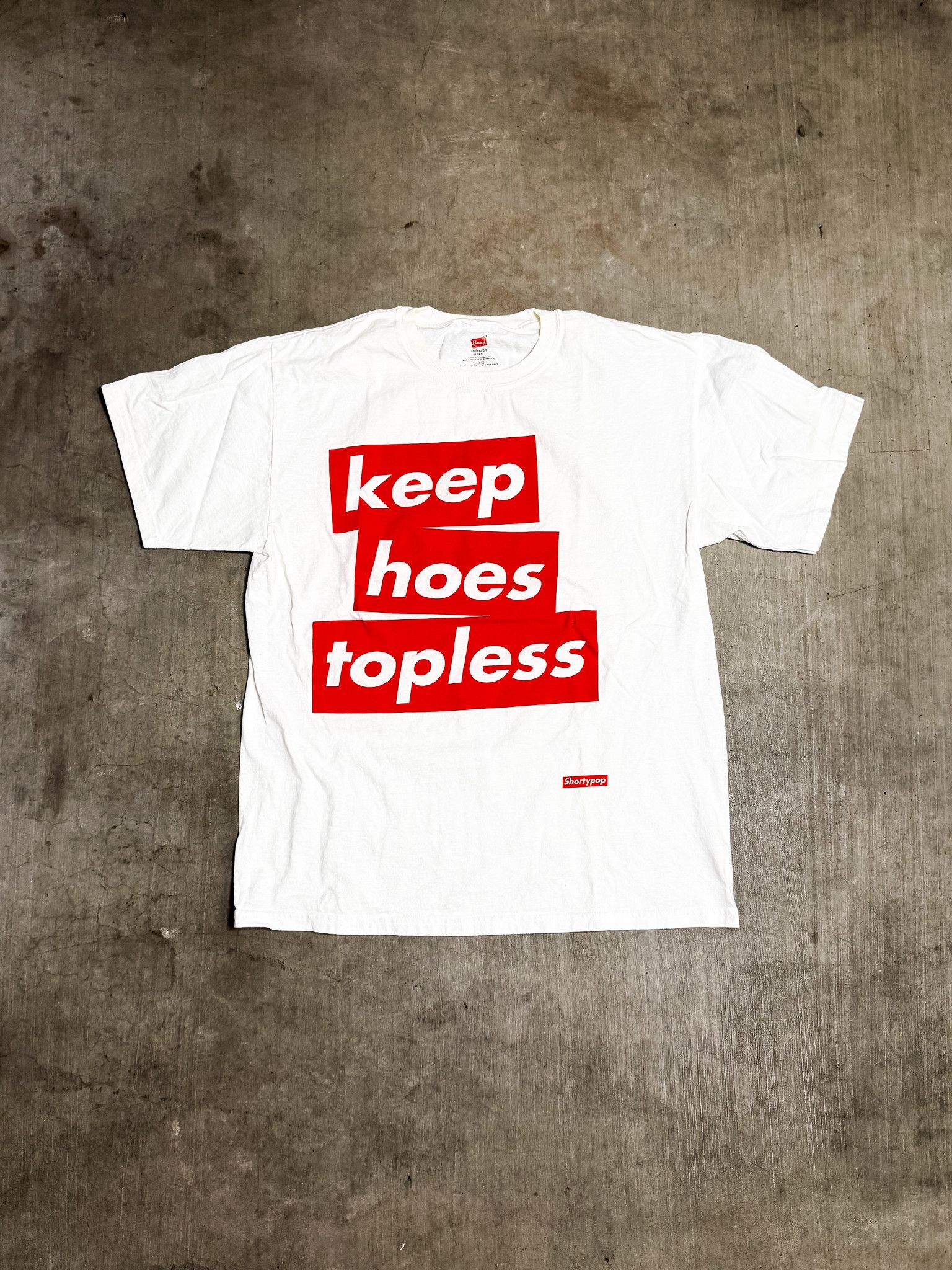 Other Original Keep Hoes Topless Shortypop Tee on Hanes Blank Size US M / EU 48-50 / 2 - 1 Thumbnail