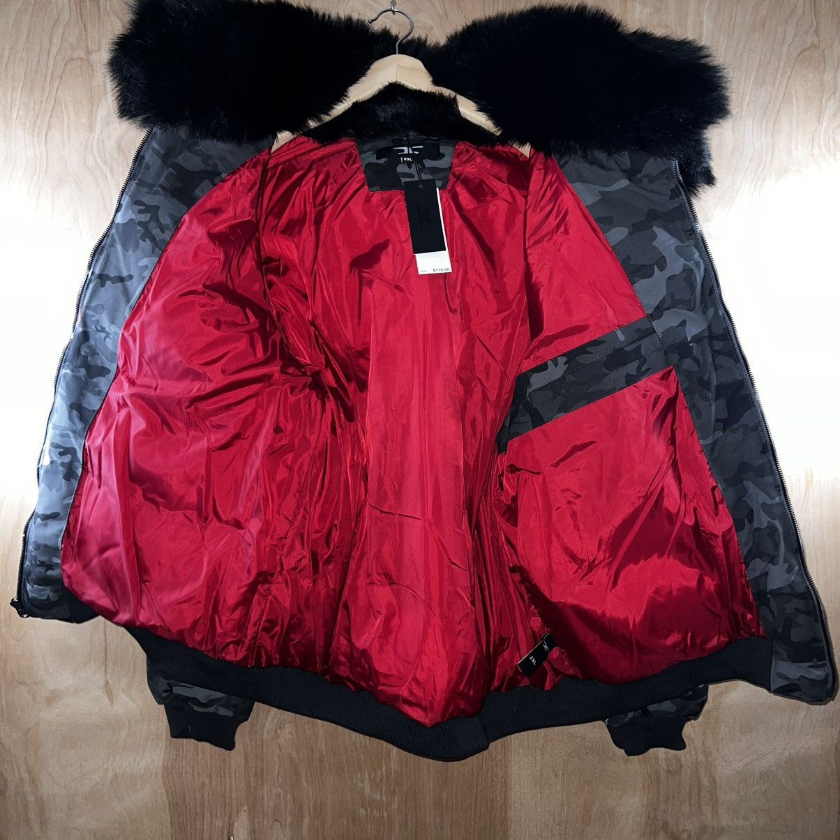 Jordan Craig JORDAN CRAIG HOLLIS HOODED BOMBER LEGACY EDITION FUR JACKET Size US XXL / EU 58 / 5 - 12 Thumbnail