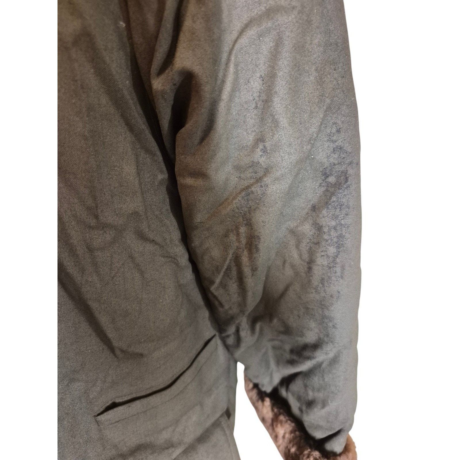 Vintage Alixandre Furs VTG Sheared Beaver Coated Canvas Long Fur Coa Size M / US 6-8 / IT 42-44 - 7 Thumbnail