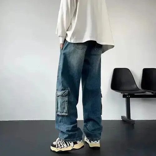 Japanese Brand × Jean Y2K Pocket Zipper Baggy Jean Size US 32 / EU 48 - 2 Thumbnail