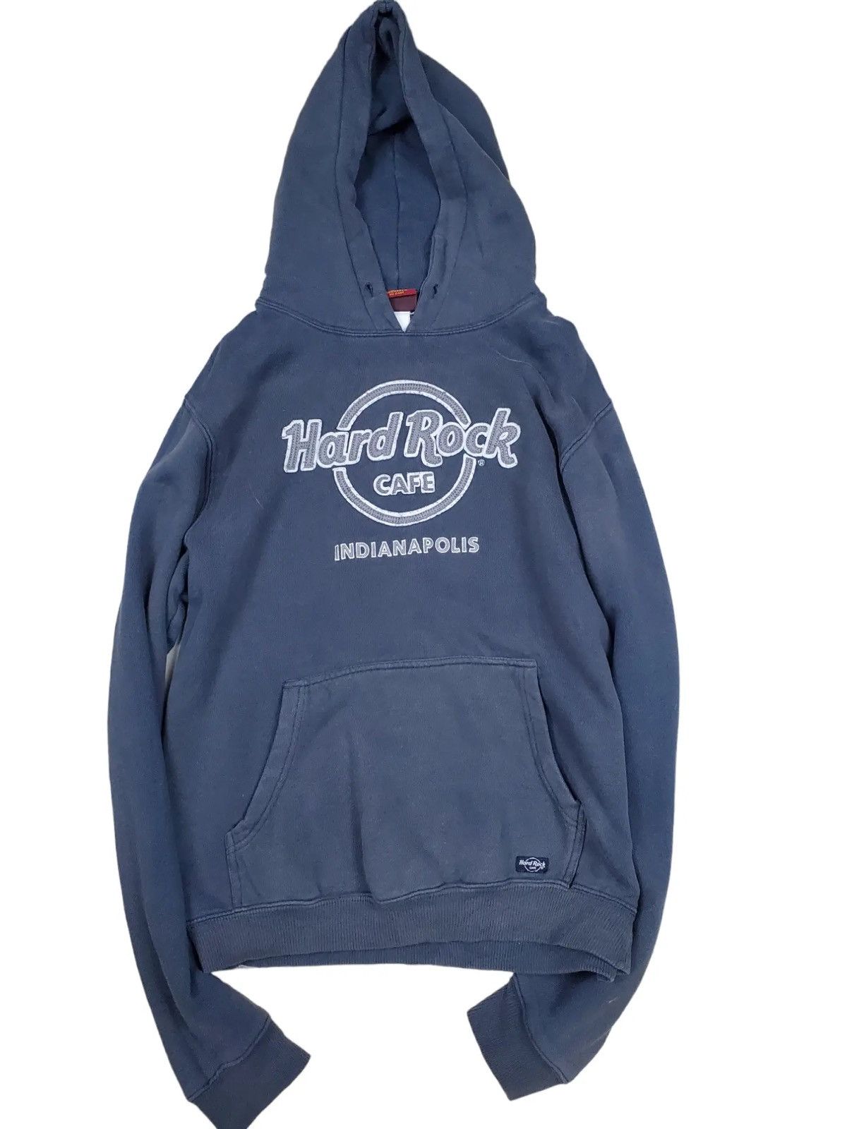 image of Hoodies Hard Rock Cafe Indiana Polis in Black, Men's (Size Medium)