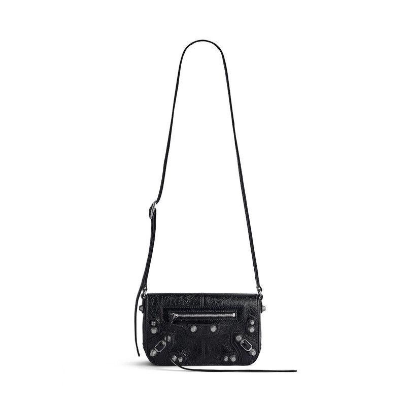 Balenciaga o1tr1nto0126 Size: OS / Le Cagole Mini Flap Bag in Black Size ONE SIZE - 5 Thumbnail