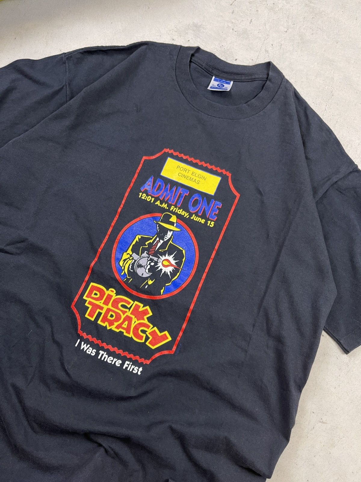 Vintage 1990s Dick Tracy ‘I was there’ Tee Size US XL / EU 56 / 4 - 2 Thumbnail