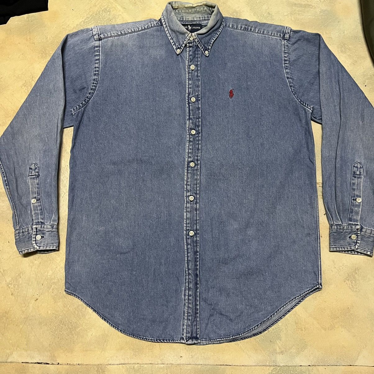 Polo Ralph Lauren Polo Ralph Lauren Button Up Shirt Size US L / EU 52-54 / 3 - 3 Thumbnail