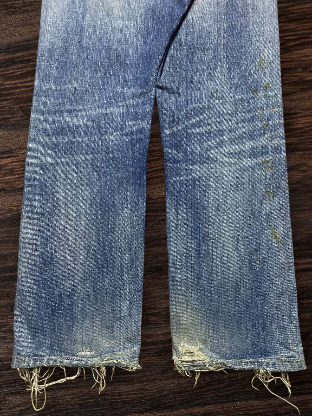 Levi's Vintage Levis 505 Ripped Patches Slim Straight Jeans Size US 30 / EU 46 - 6 Thumbnail
