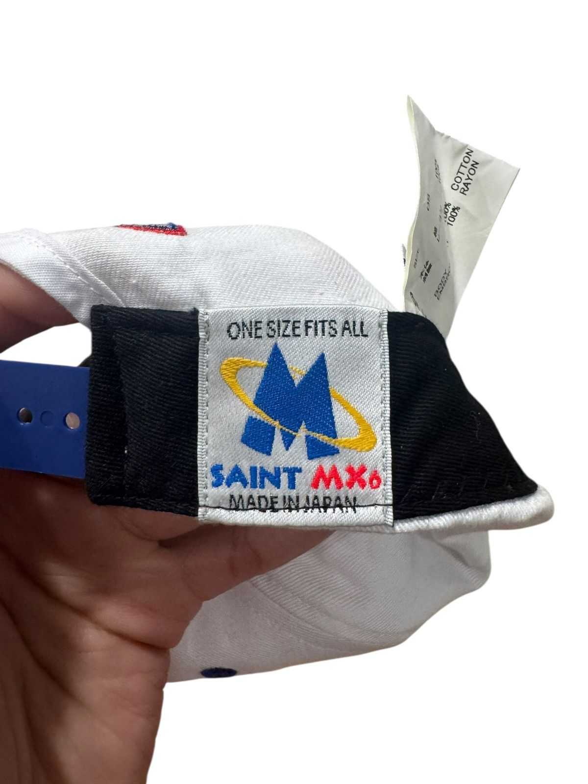Saint Michael Saint Michael Authentic God Love Giants Snapback White Blue Size ONE SIZE - 5 Thumbnail