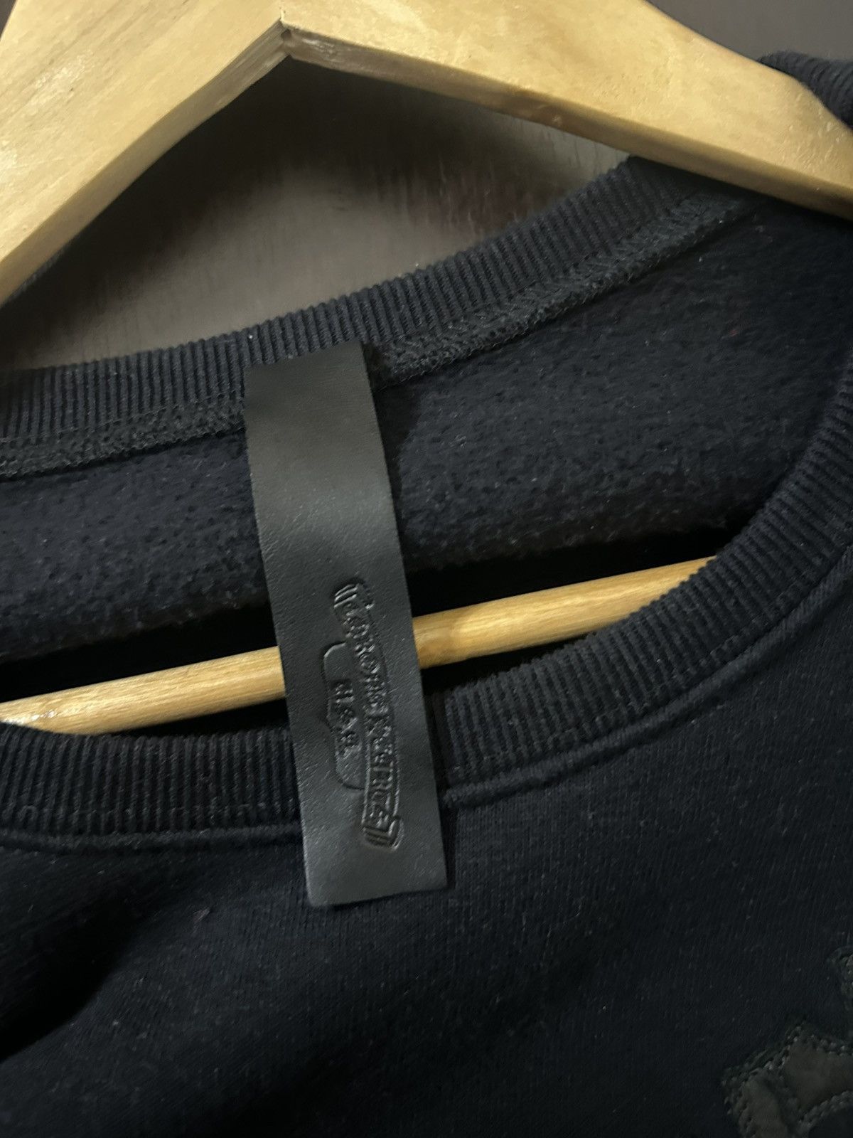 Chrome Hearts Chrome Hearts Triple Cross Leather Patch Sweater Size US L / EU 52-54 / 3 - 8 Thumbnail