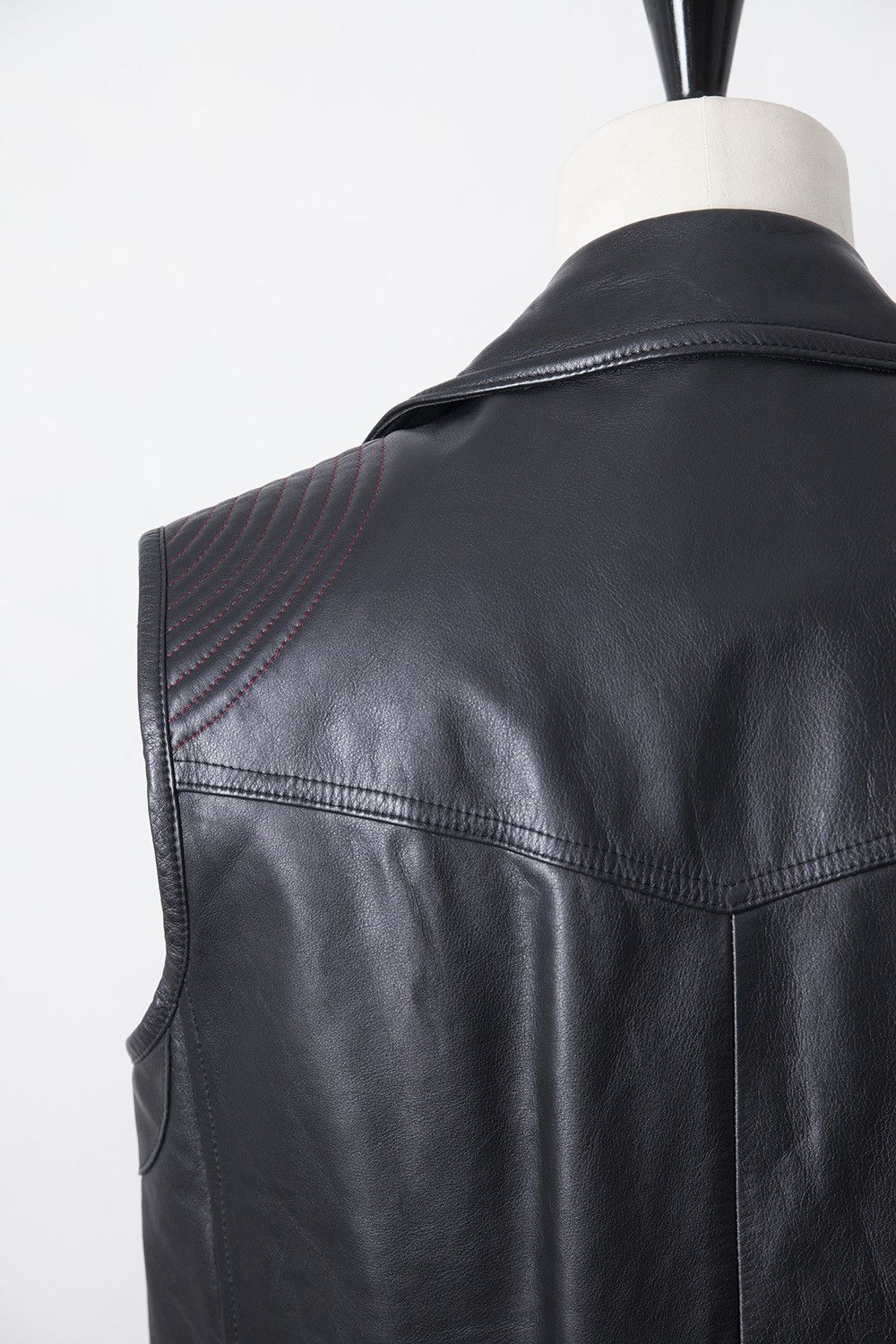 Number (N)ine SS05 sleeveless leather jacket Size US M / EU 48-50 / 2 - 5 Thumbnail