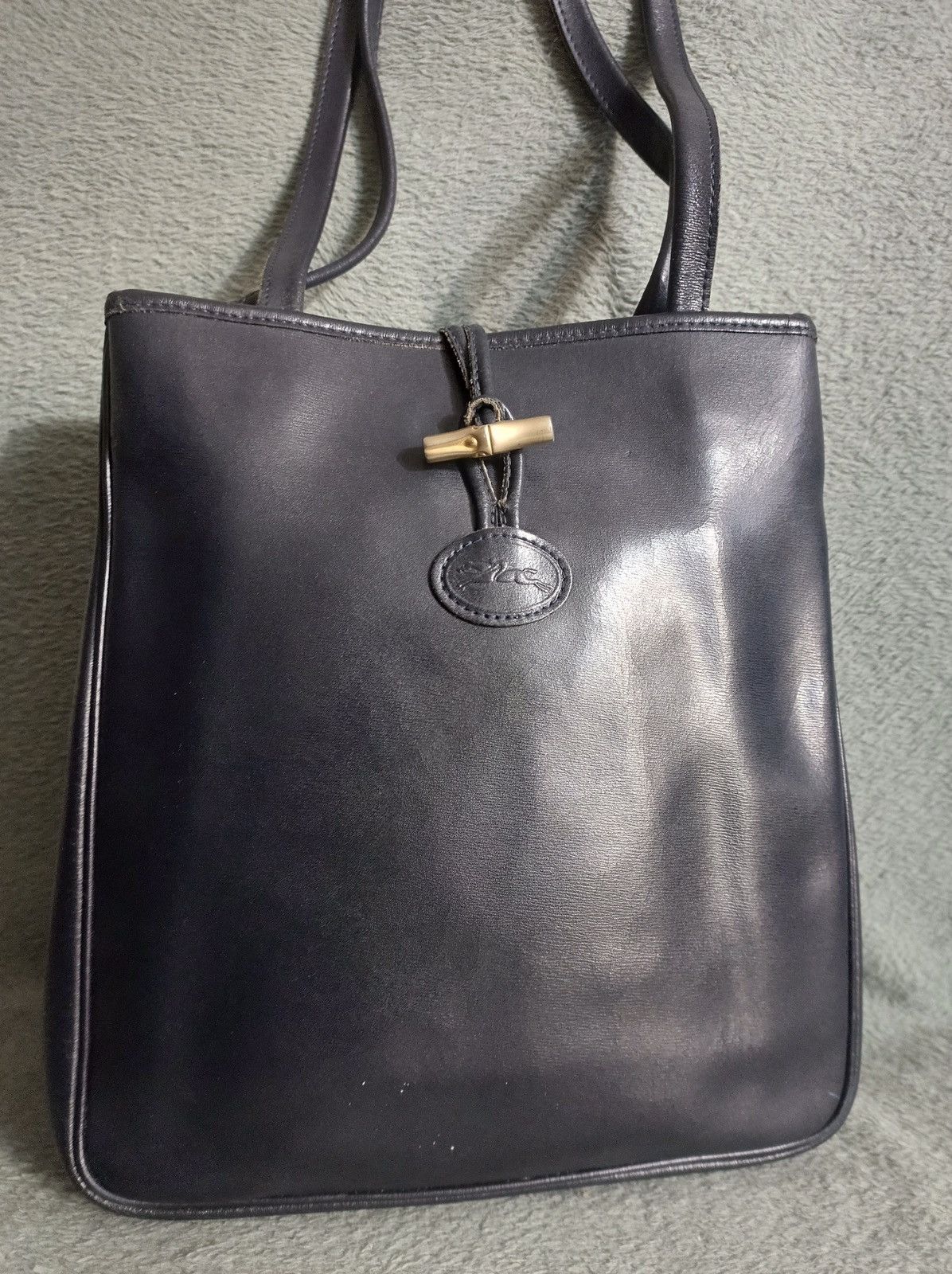 Longchamp Longchamp Roseau Leather France Vintage Shoulder Bag Size ONE SIZE - 3 Thumbnail