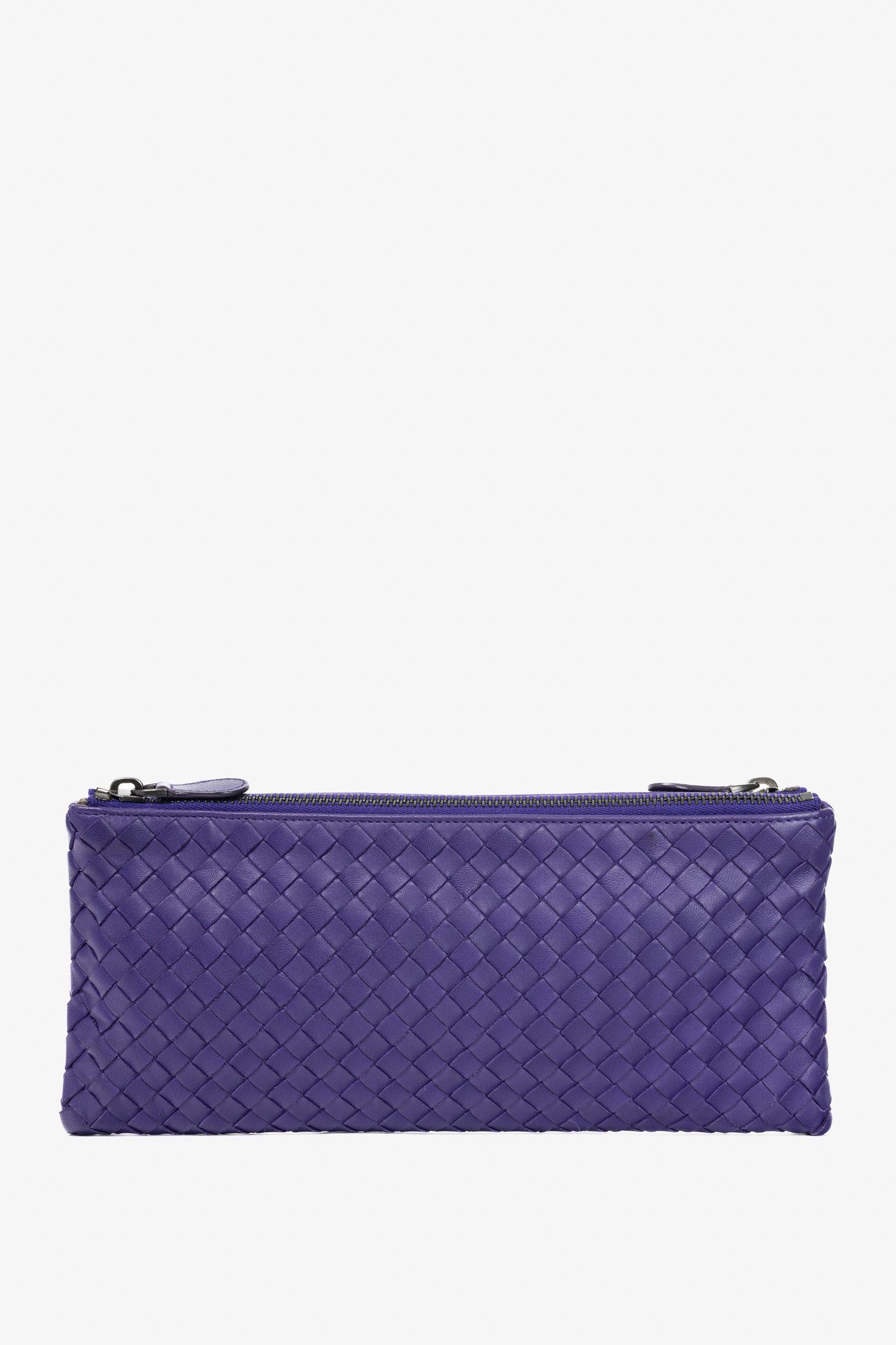 Bottega Veneta Bottega Veneta Purple Nappa Intrecciato Bifold Clutch Size ONE SIZE - 4 Thumbnail