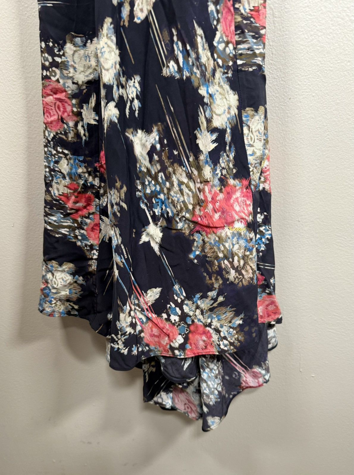 Iro IRO Paris Aleyna Floral Wrap Satin Dress $645 size38/6 US Size S / US 4 / IT 40 - 8 Thumbnail