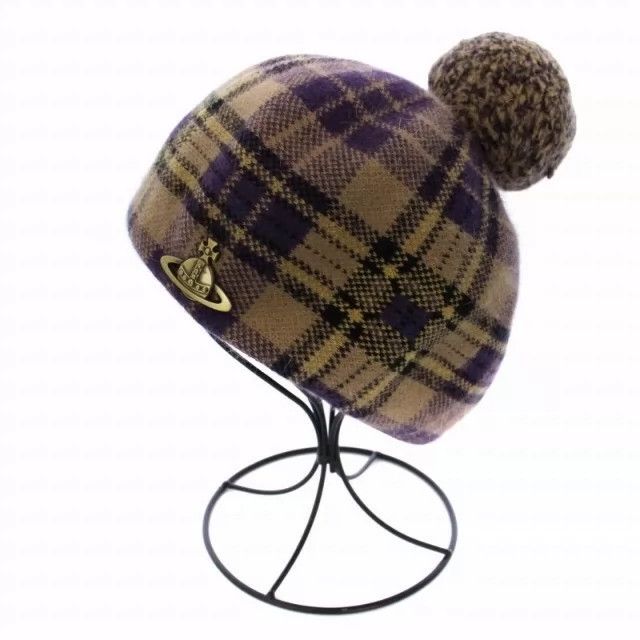 Vivienne Westwood Vivienne Westwood An old-fashioned checked beret Size ONE SIZE - 2 Thumbnail