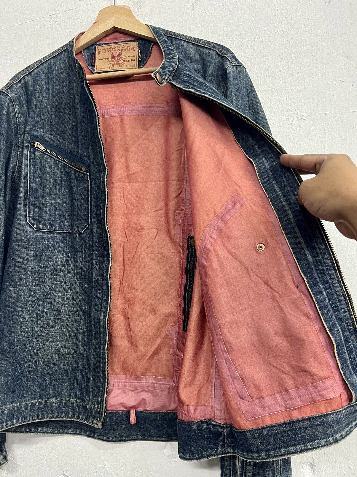 Goretex × Japanese Brand POWERAGE x GORETEX BIKER WATERPROOF JACKET DENIM Size US XL / EU 56 / 4 - 16 Thumbnail
