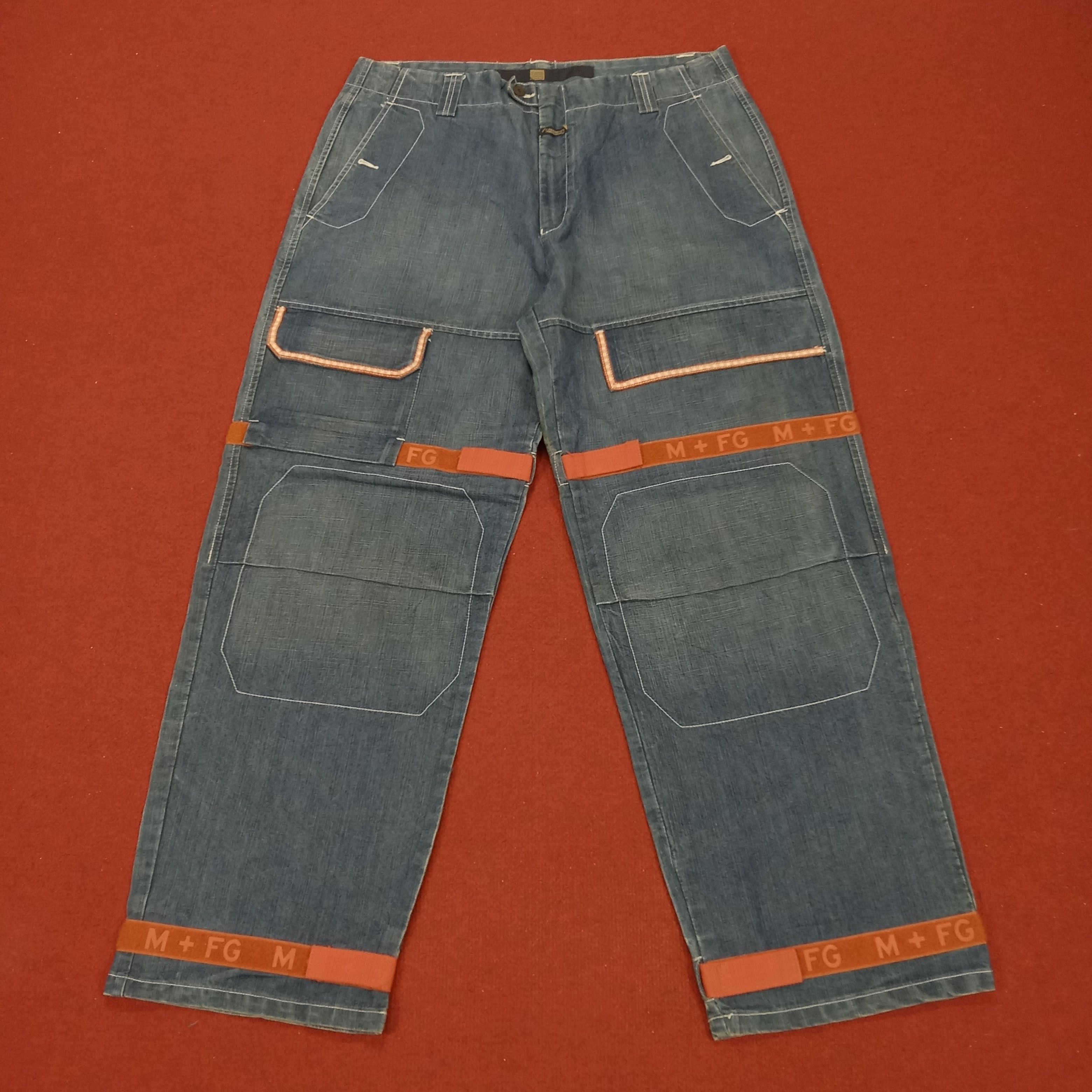 Marithe + Francois Girbaud × Vintage Marithe Francois Girbaud Rare Design Style Jeans Size US 39 - 1 Thumbnail