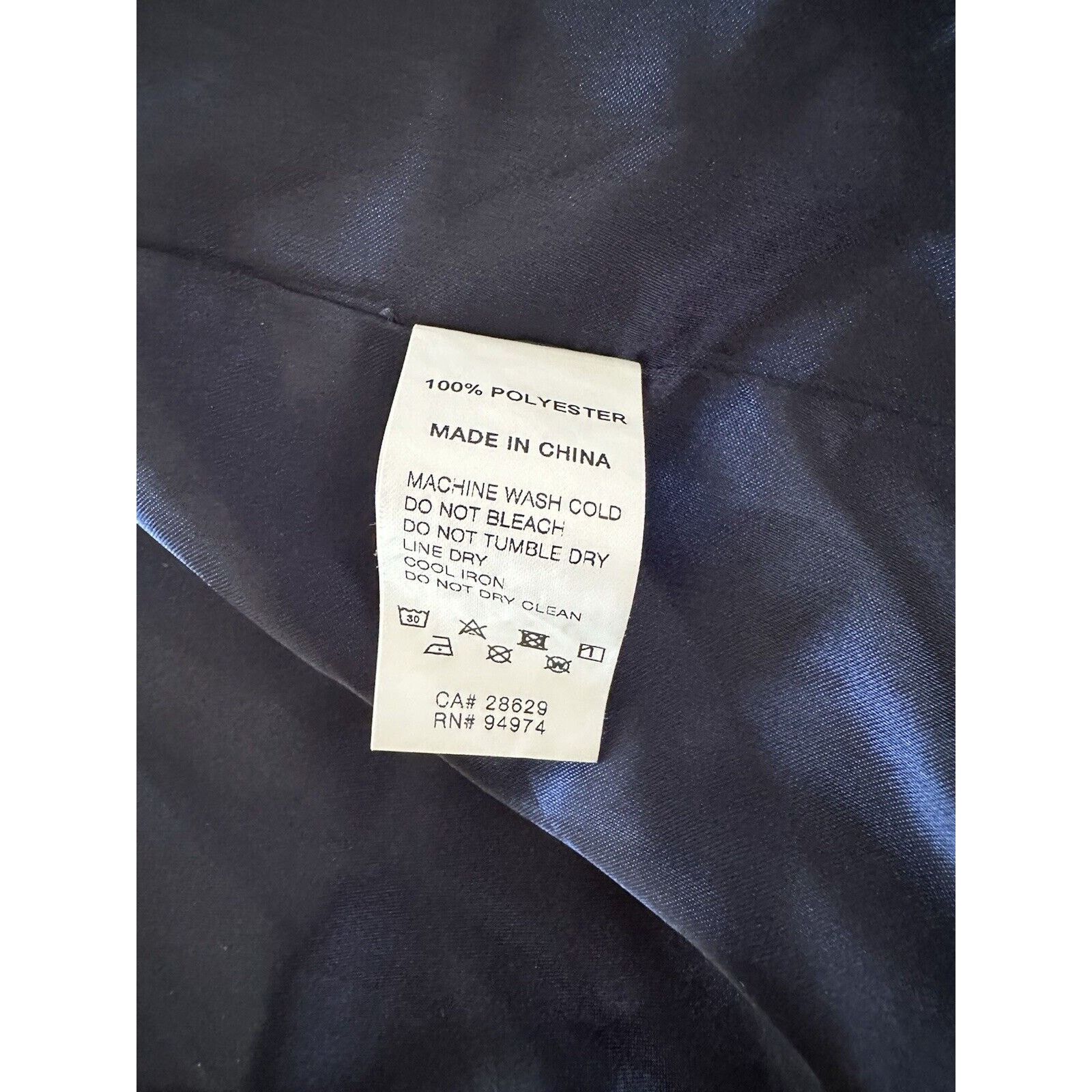 Stussy Stussy Men’s Navy Racing Jacket Satin Finish Size S Size US S / EU 44-46 / 1 - 13 Thumbnail