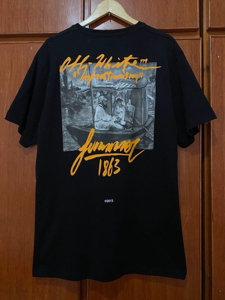 Off-White Off-White Monet Painting Short Sleeve T-Shirt Size US M / EU 48-50 / 2 - 1 Thumbnail
