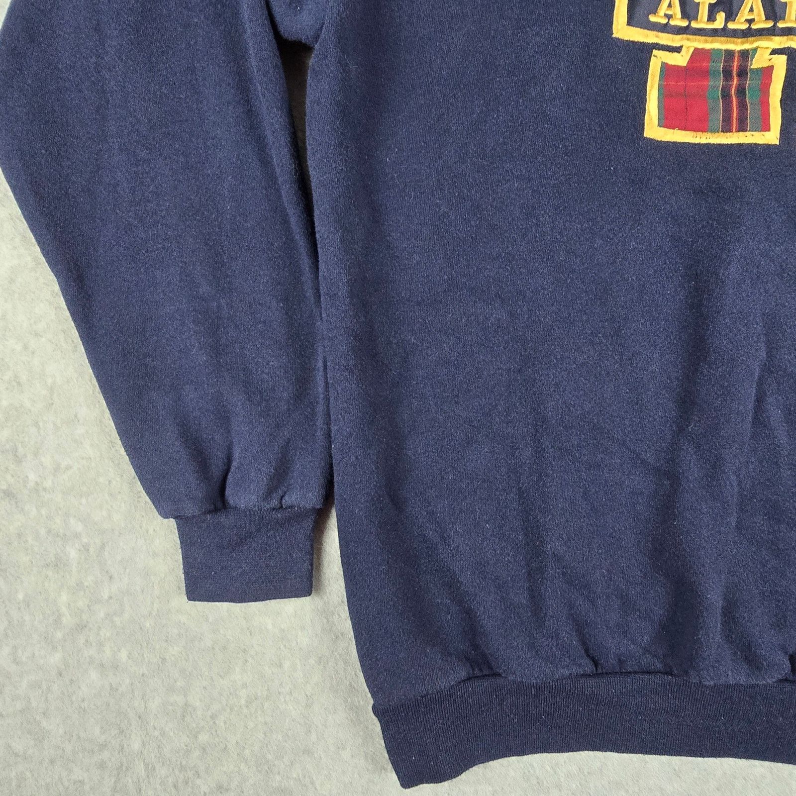 Vintage Vtg Alabama Sweatshirt XL by Santee Navy Red Made in USA Size XL / US 12-14 / IT 48-50 - 5 Thumbnail