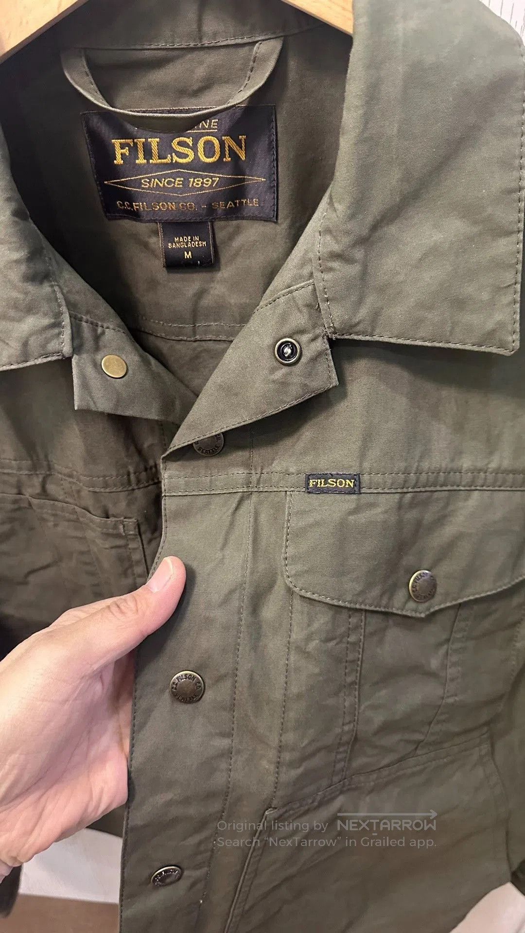 Filson Filson Cruiser Lightweight Canvas Jacket. Size US M / EU 48-50 / 2 - 5 Thumbnail