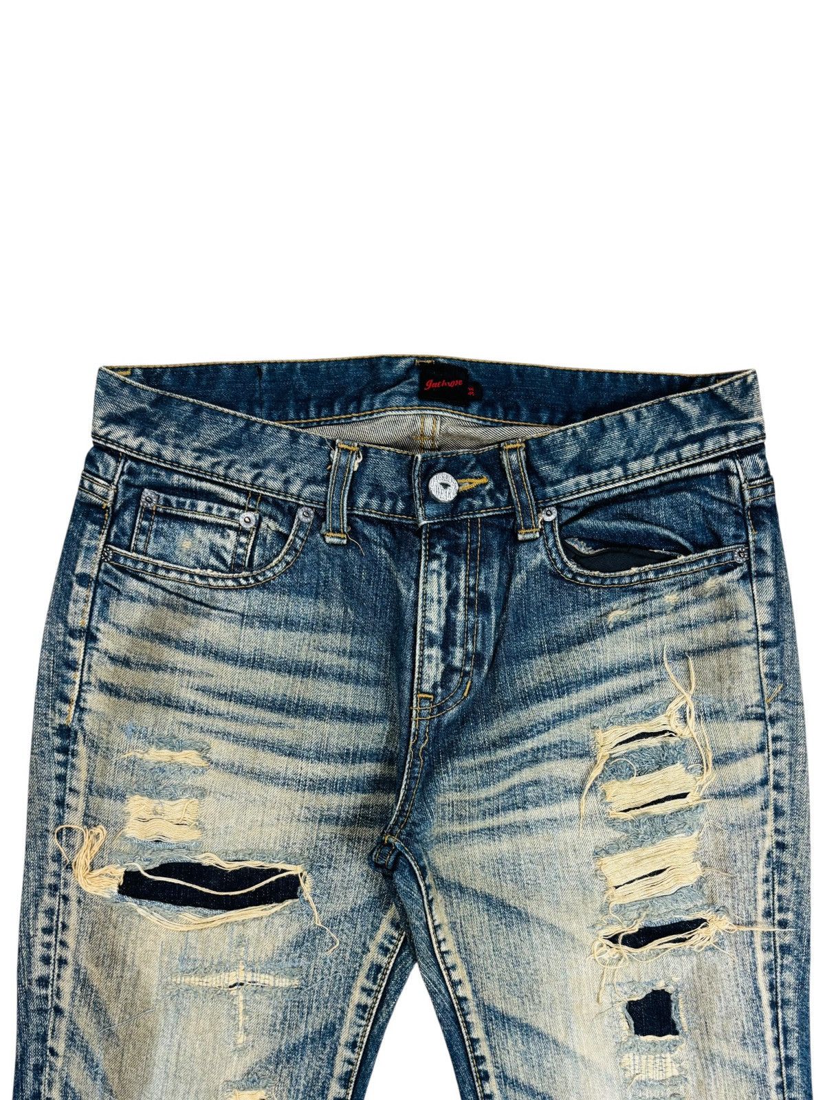 JACKROSE Archive Jackrose - Crash Denim Pants Size US 30 / EU 46 - 4 Thumbnail