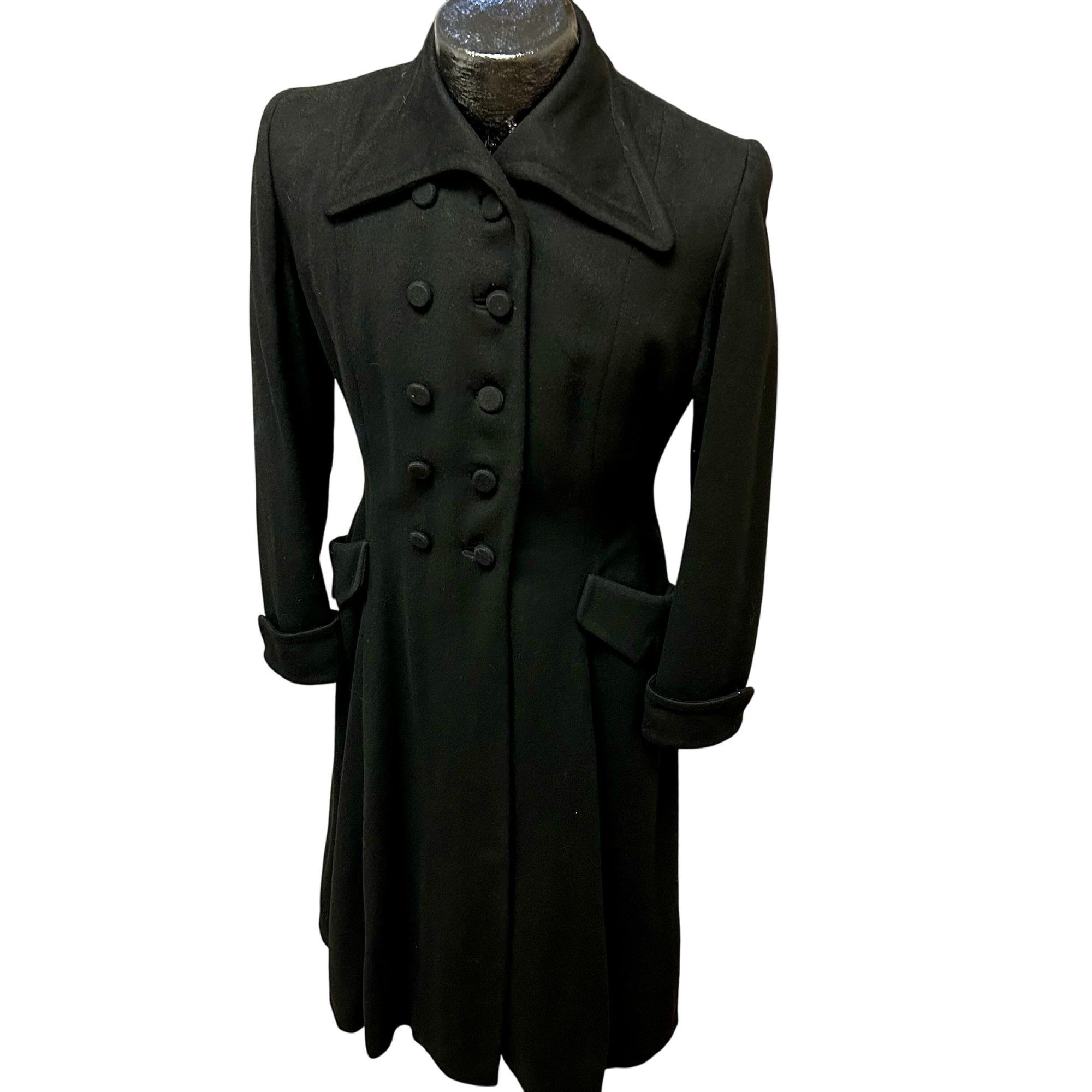 Other 930 40's Croydon Wool TRENCH 10 Btn VICTORIAN Coat Size S / US 4 / IT 40 - 1 Thumbnail