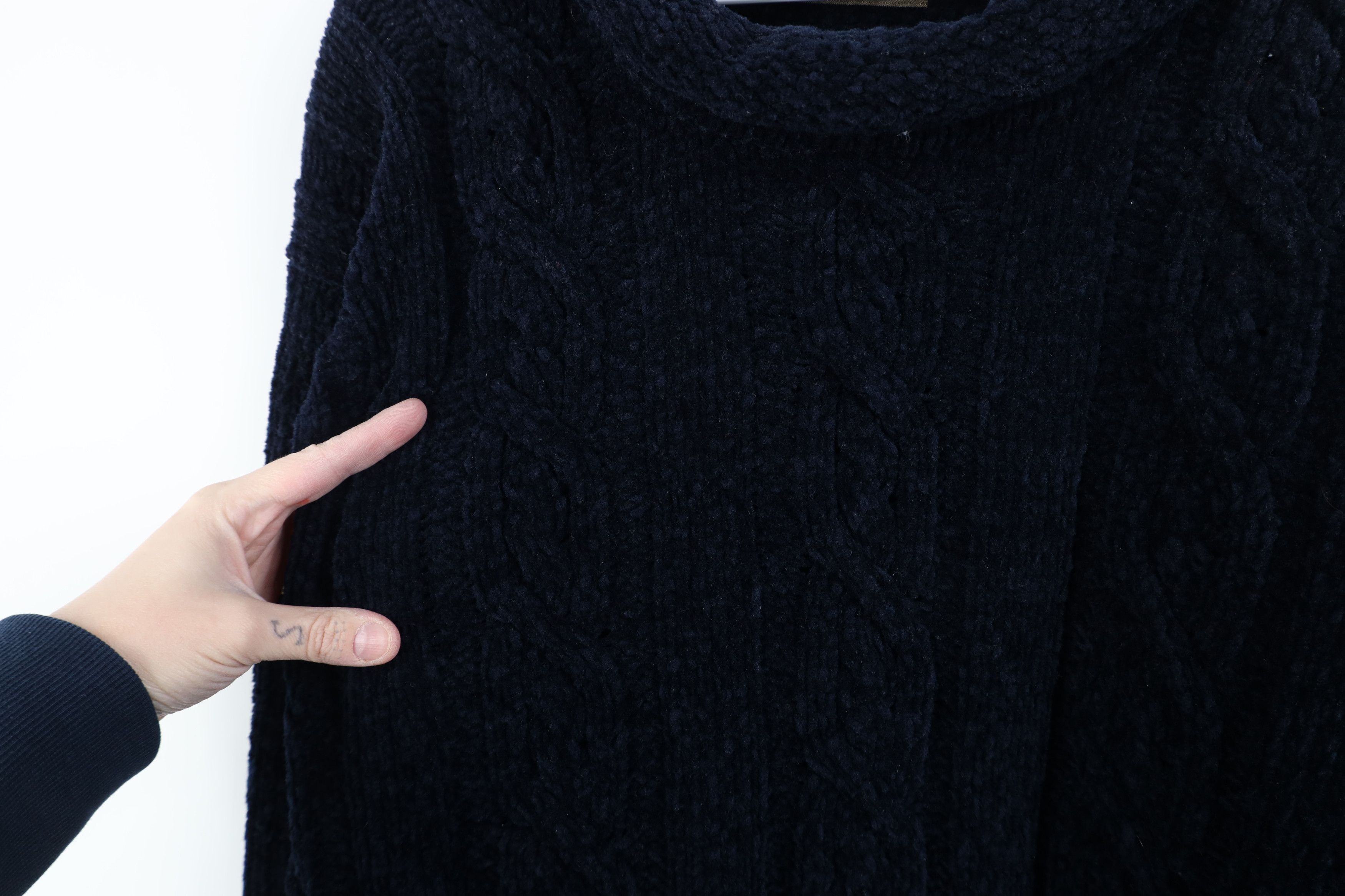 Vintage Vintage 90s Streetwear Chunky Cable Knit Fisherman Sweater Size M / US 6-8 / IT 42-44 - 4 Thumbnail