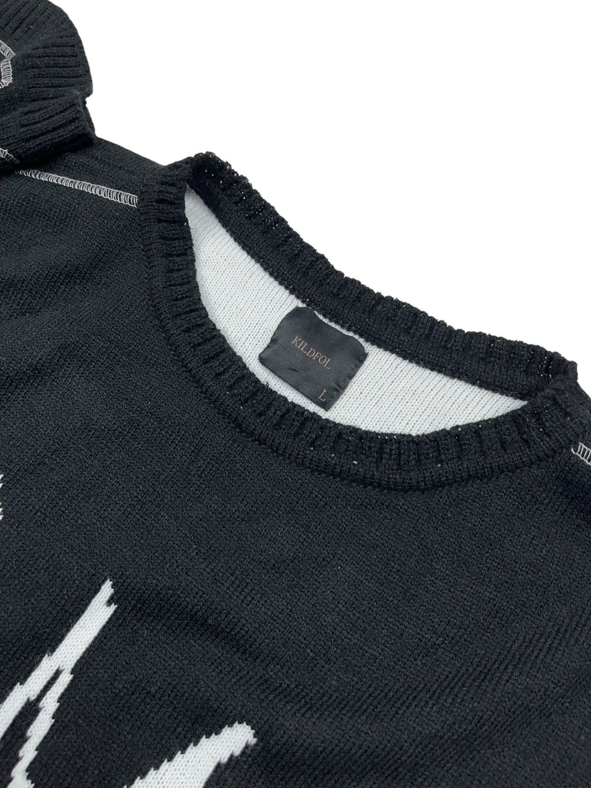 Designer Kildfol Reversible Punk Sweater Oversized Size US L / EU 52-54 / 3 - 6 Thumbnail
