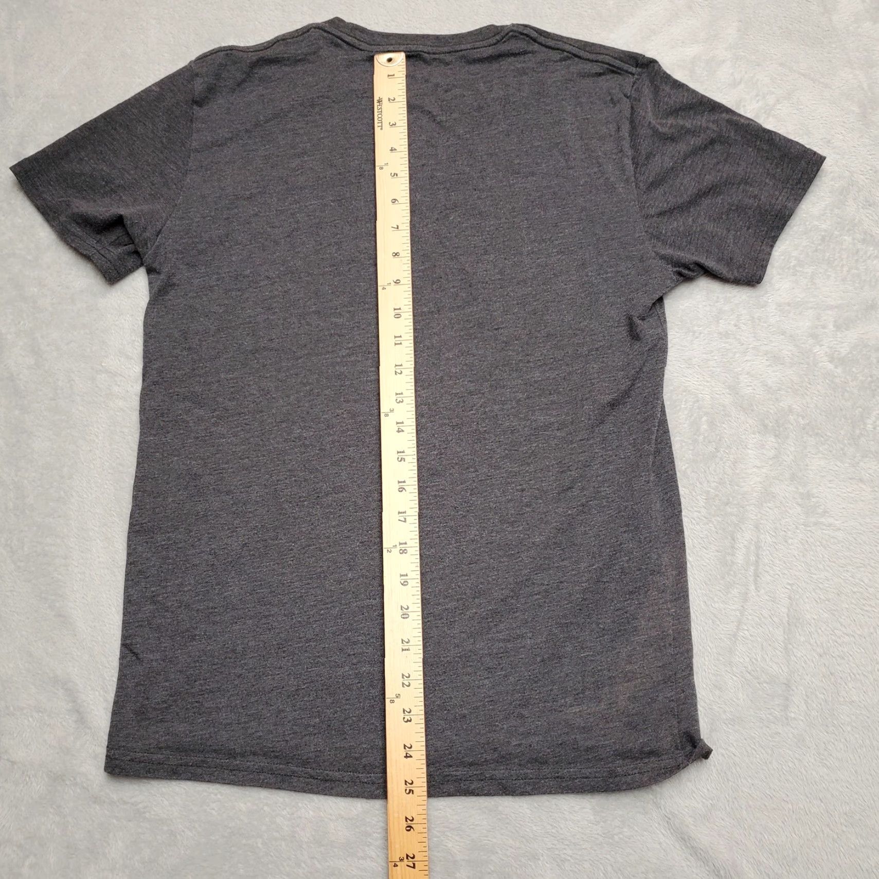 Volcom Volcom Shirt Men S Charcoal Gray Crewneck Cotton Blend Casual Surf Skate TEE Size US S / EU 44-46 / 1 - 5 Thumbnail