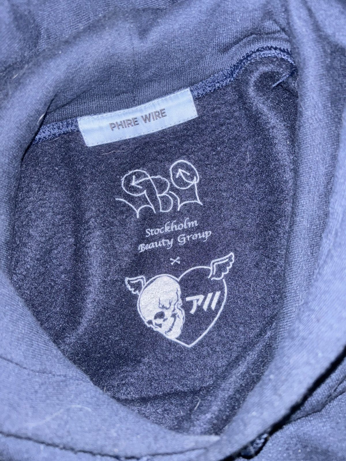 PHIRE WIRE PHIRE WIRE x Sad Boys Gear Drain Gang Bladee Signed Hoodie Size US XL / EU 56 / 4 - 6 Thumbnail