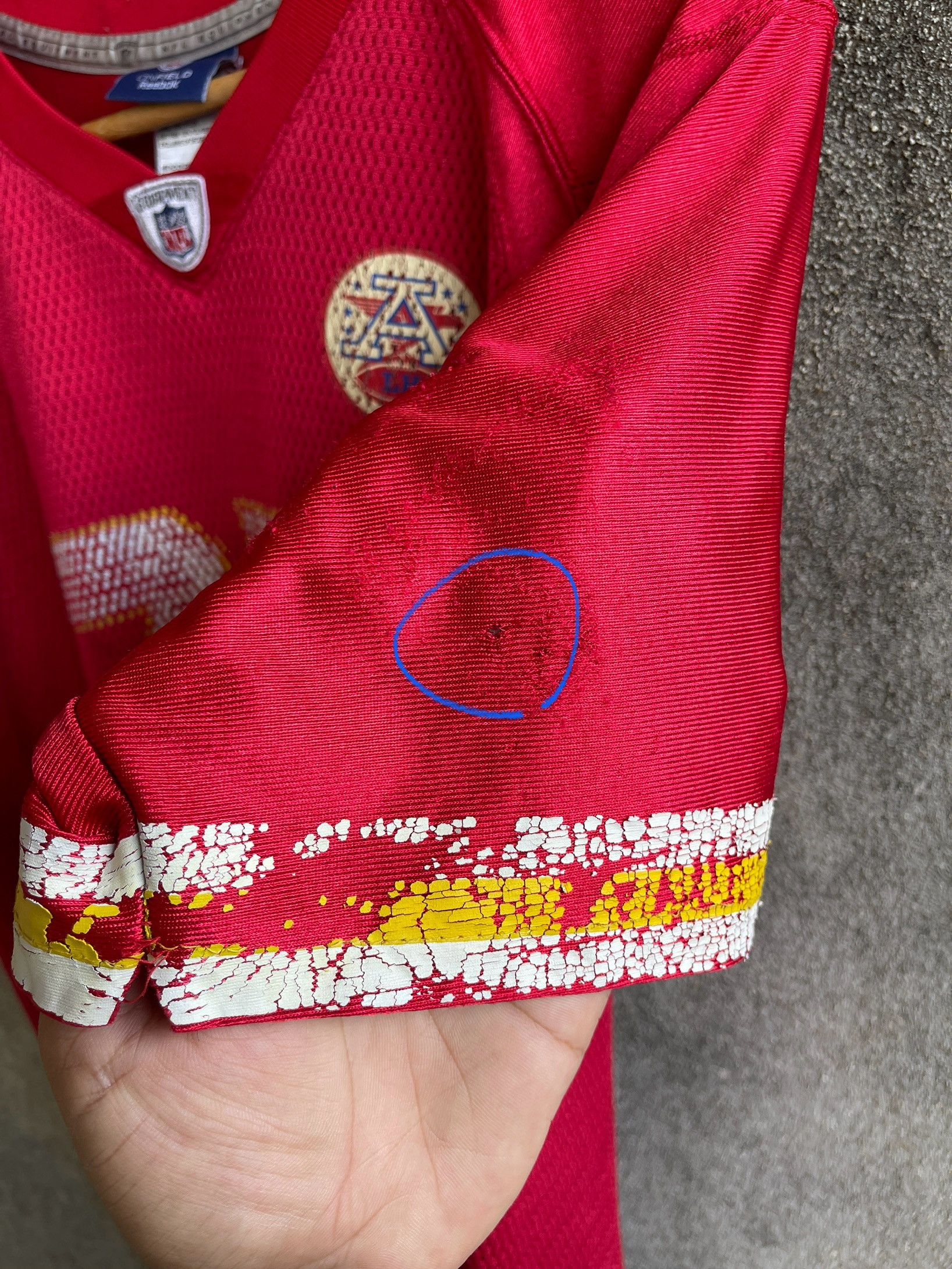 Awake NY × Reebok Vintage Trashed🔥EQUIPMENT NFL REEBOK🔥Charles 25 Jerseys Size US XL / EU 56 / 4 - 3 Thumbnail
