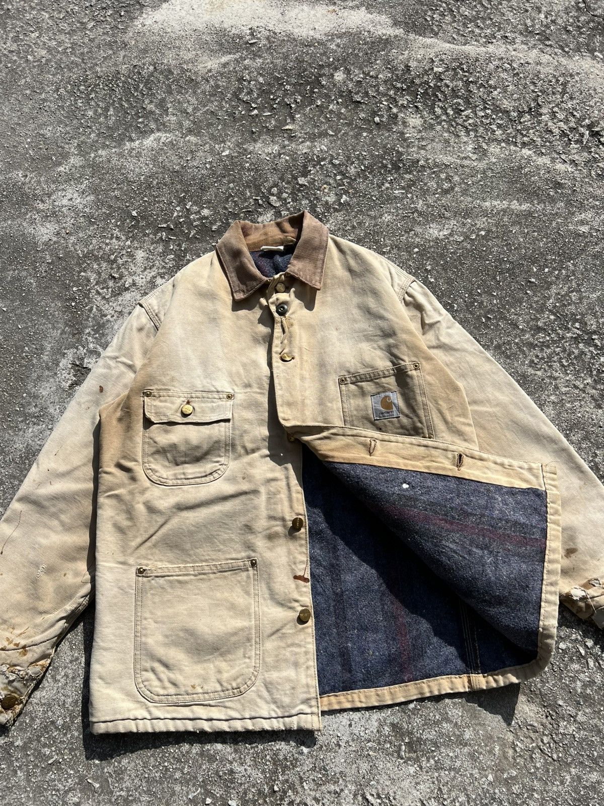Carhartt Vintage 80s Carhartt Chore Coat Jacket Size US M / EU 48-50 / 2 - 11 Thumbnail