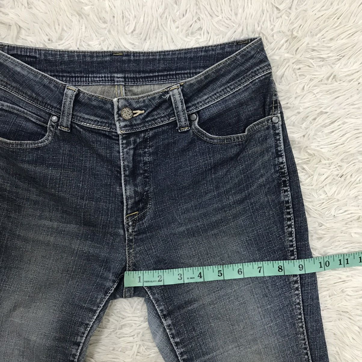 Japanese Brand Vintage Georgia Love Flare Denim Jeans Size US 28 / EU 44 - 15 Thumbnail