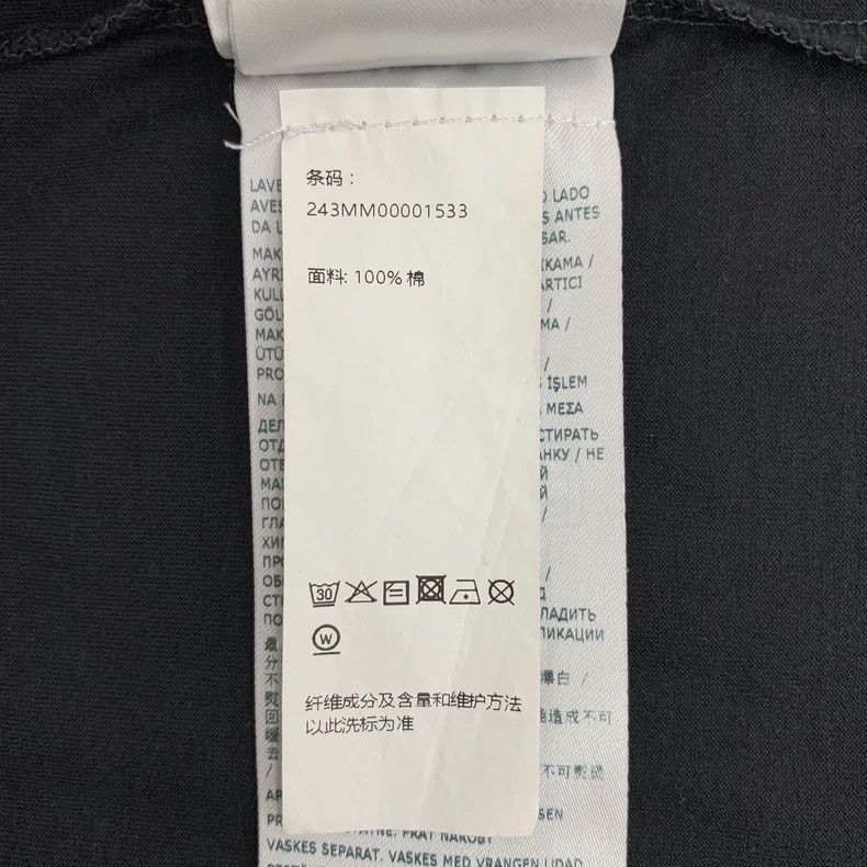 Maison Margiela Maison Margiela Black logo letter embroidery cotton round- Size US XS / EU 42 / 0 - 7 Thumbnail