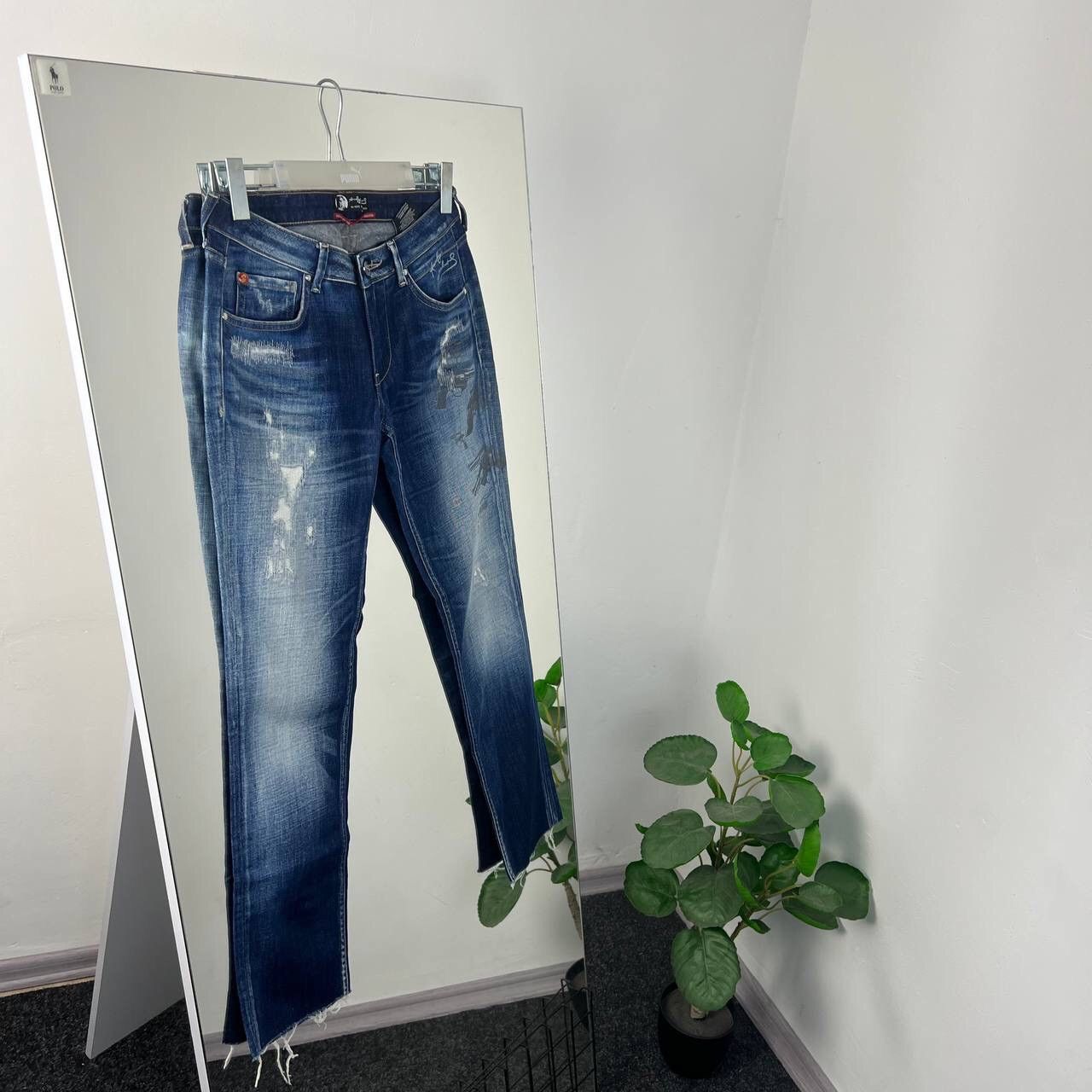 Andy Warhol × Hysteric Glamour Y2K Archive Andy Warhol Denim Distressed Jean Pistol Printed Size 29" - 1 Thumbnail