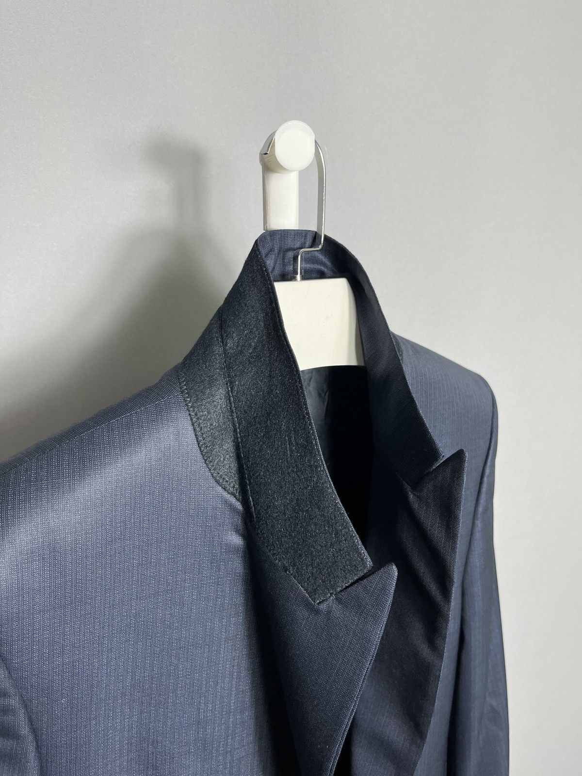 Versace Versace Collection Wool Blue Two Button Men's Blazer Jacket Size 50R - 4 Thumbnail