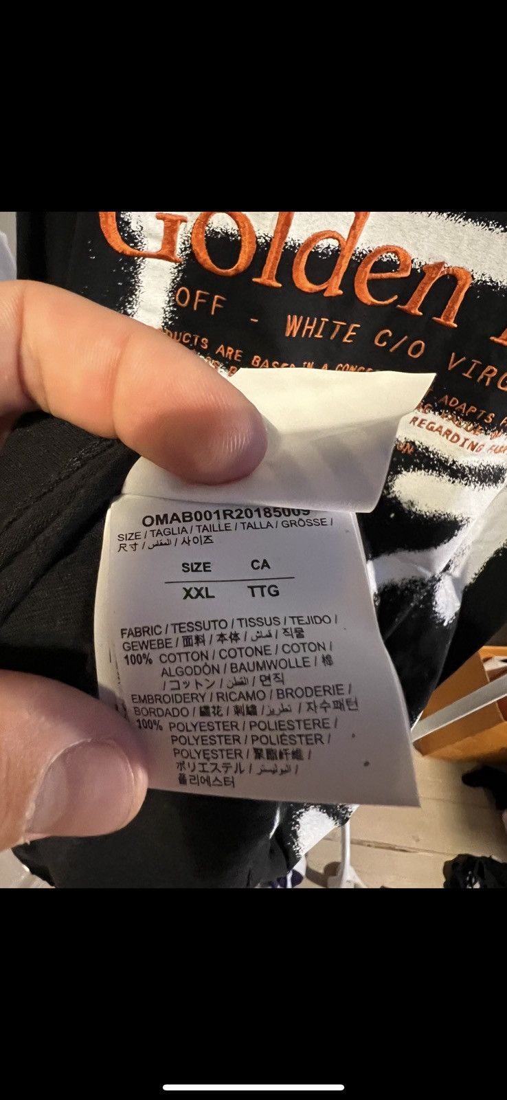 Off-White Off white golden ratio long sleeve t shirt Size US XXL / EU 58 / 5 - 4 Thumbnail