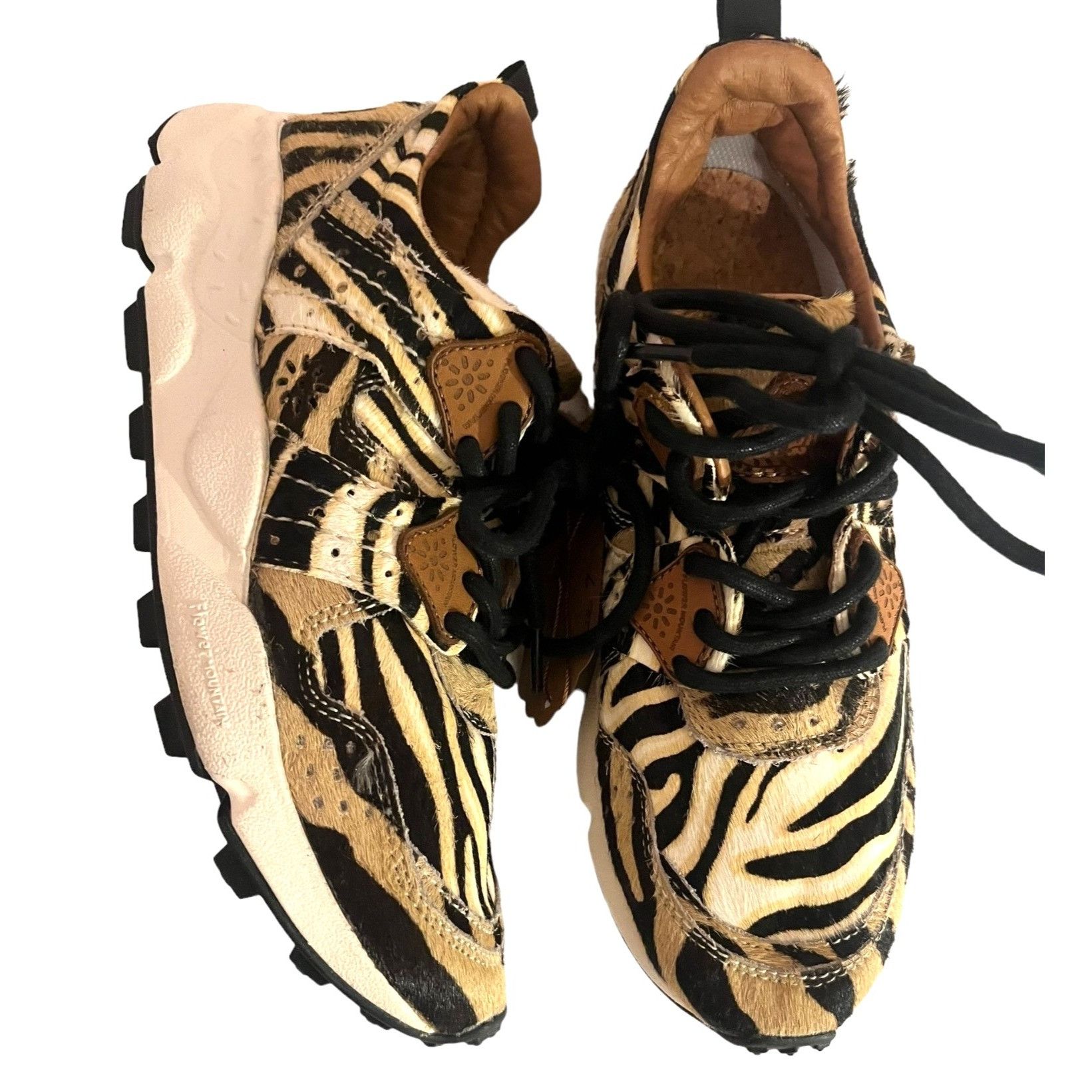 Free People X Flower Mountain Pony Hair Corax Tennis Shoes W
